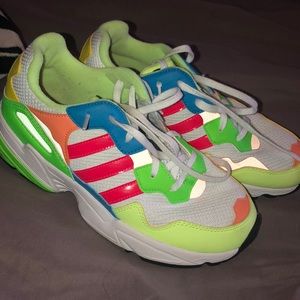 Adidas multi color sneakers